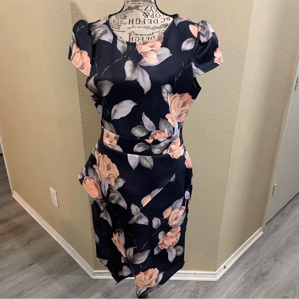 Boohoo night floral dress sz‎ 12